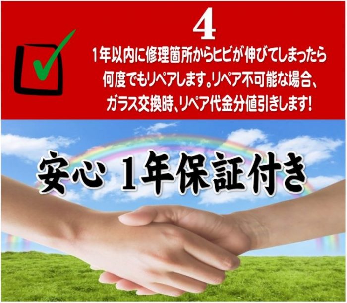 安心1年保証付き