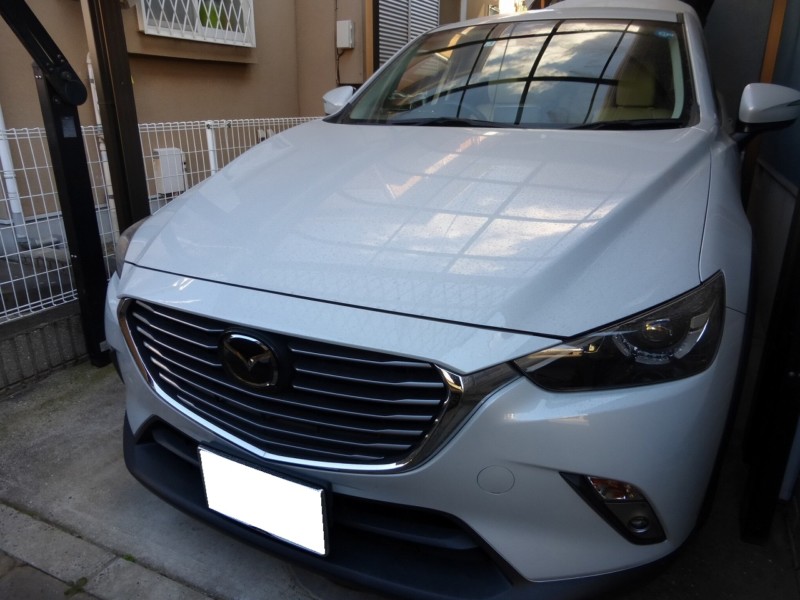 CX-3 クォーター最後部のフチ　キズ有りヘコミのデントリペア【牛久市】